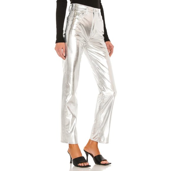 Agolde Silver Metallic Pantsuit - Picture 2 of 4